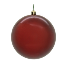 Boule de Noël rouge cramoisi — fini à effet bonbon