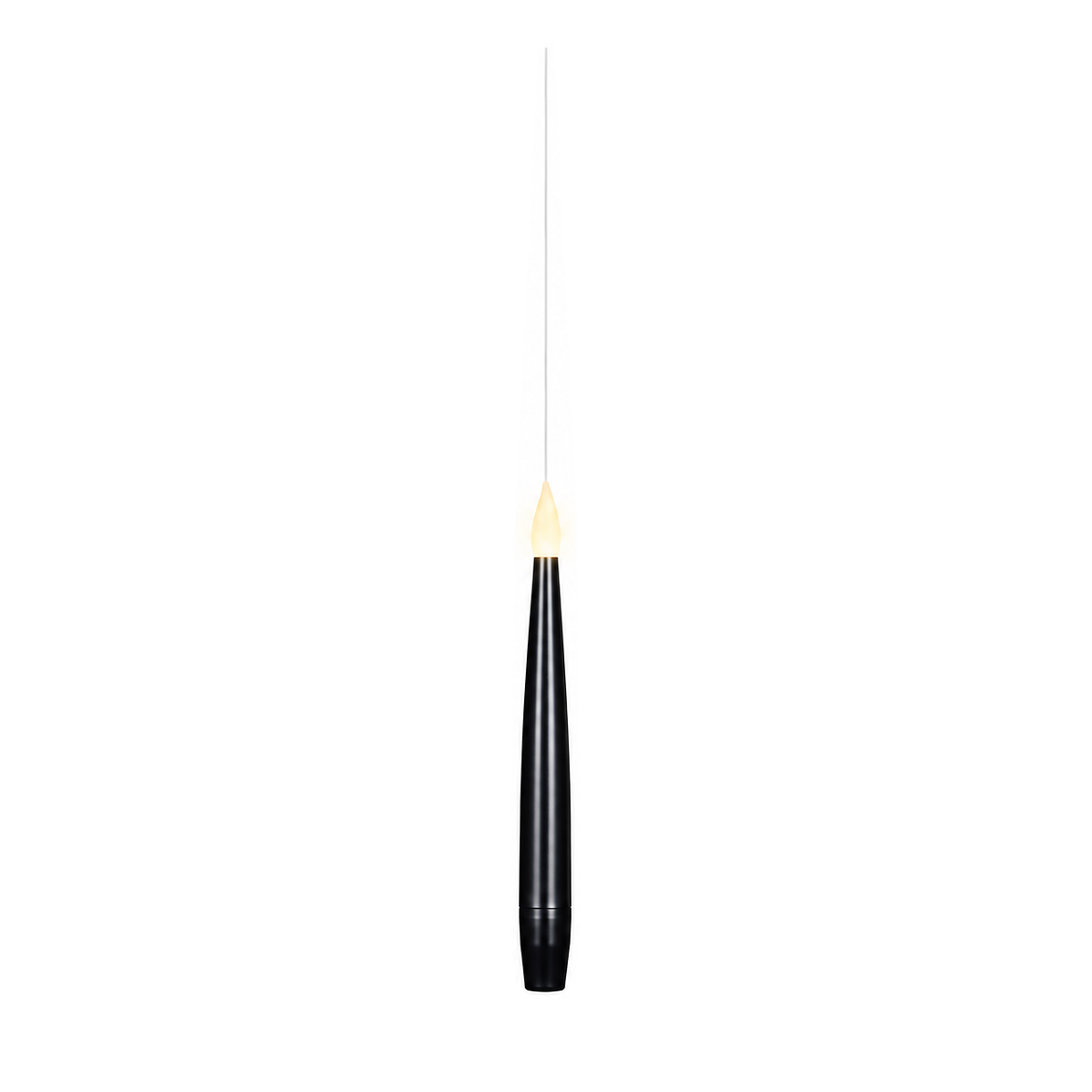 Ensemble de 10 bougies LED pour sapin – Noir