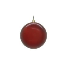 Boule de Noël rouge cramoisi — fini à effet bonbon