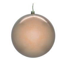 Boule de Noël or rose — fini nacré — sans joint