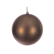 Boule de Noël moka — fini mat — sans joint