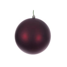Boule de Noël lie-de-vin — fini mat — sans joint