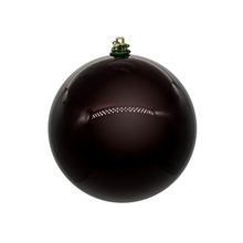 Boule de Noël bordeaux — fini nacré