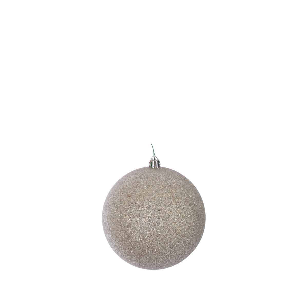 Boule de Noël givrée — champagne
