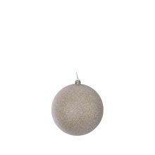 Boule de Noël givrée — champagne