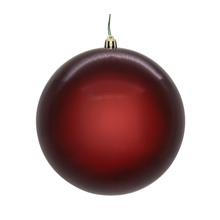 Boule de Noël lie-de-vin — fini nacré — sans joint
