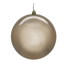Boule de Noël or rose — fini brillant — sans joint