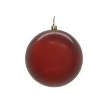 Boule de Noël rouge cramoisi — fini à effet bonbon