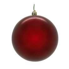 Boule de Noël rouge cramoisi — fini nacré