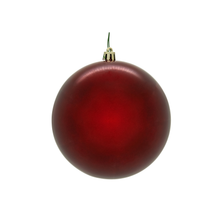 Boule de Noël rouge cramoisi — fini nacré