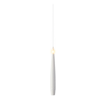 Ensemble de 10 bougies DEL pour sapin – Lumière fixe · Blanc