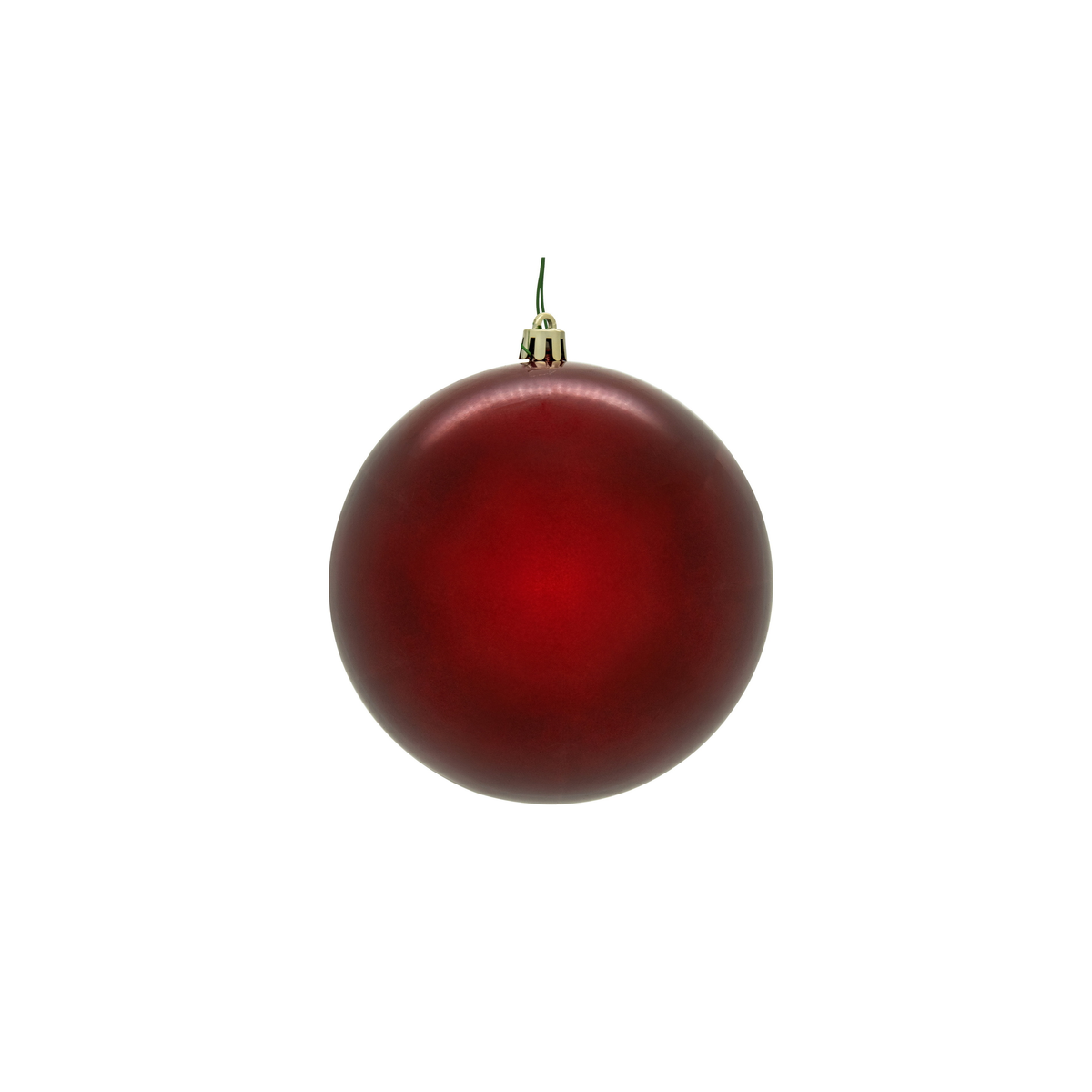 Boule de Noël rouge cramoisi — fini nacré