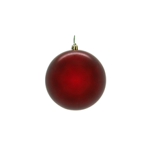 Boule de Noël rouge cramoisi — fini nacré