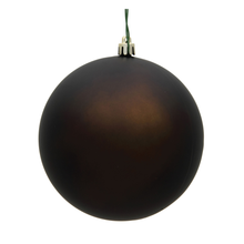 Boule de Noël chocolat — fini mat