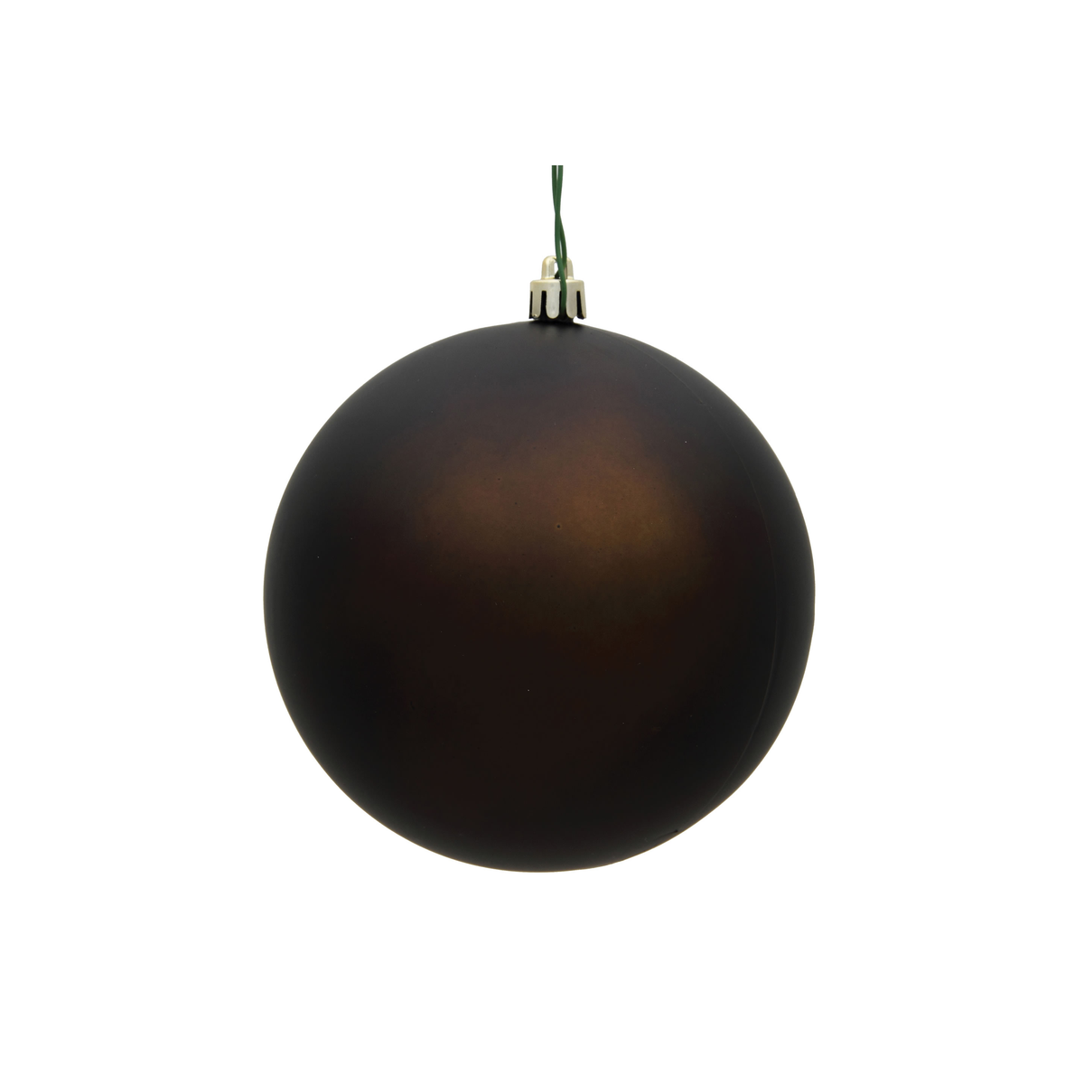 Boule de Noël chocolat — fini mat