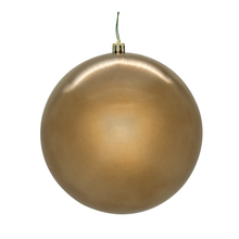 Boule de Noël moka — fini brillant — sans joint