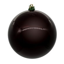 Boule de Noël bordeaux — fini nacré