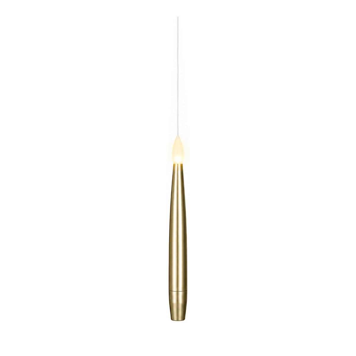 Ensemble de 10 bougies LED pour sapin – Doré