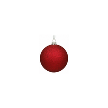Boules de Noël à quatre finis — lie-de-vin — Vue 3