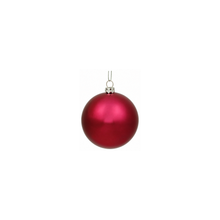 Boules de Noël à quatre finis — lie-de-vin — Vue 2
