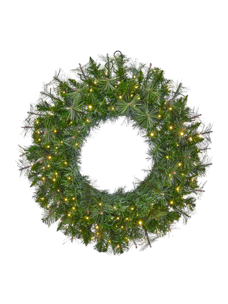 Couronne de Noël lumineuse Belgium verte — photo représentative du modèle fournisseur