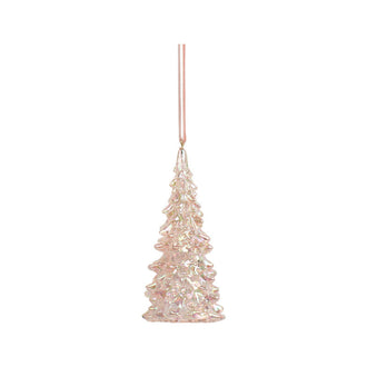 Ornement sapin de Noël – Rose · Modèle 2