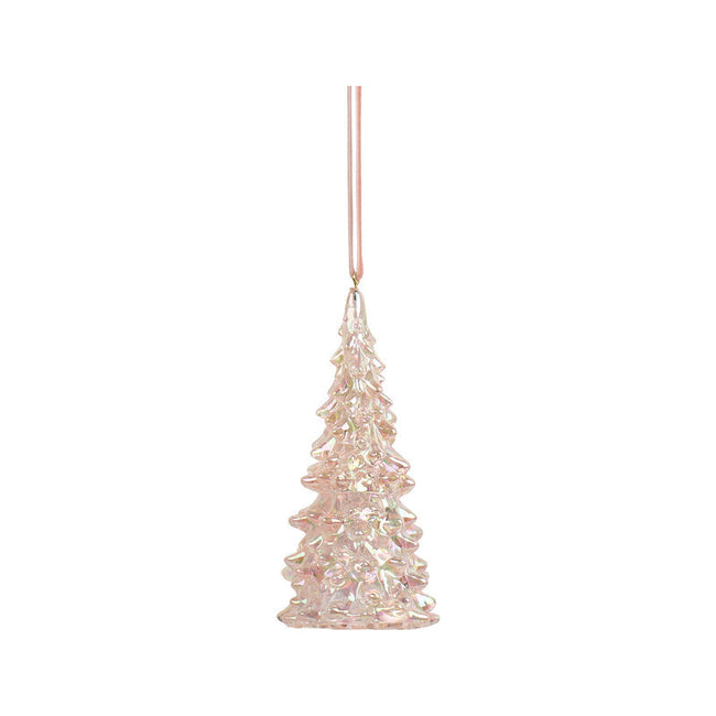 Ornement sapin de Noël – Rose · Modèle 2
