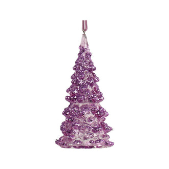 Ornement sapin de Noël – Violet · Modèle 1