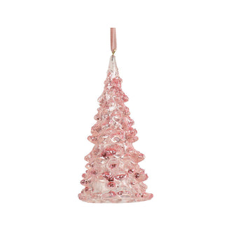 Ornement sapin de Noël – Rose · Modèle 1