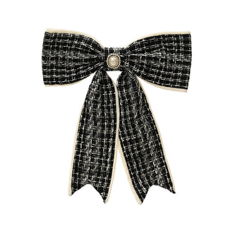 Nœud de Noël à strass – Noir