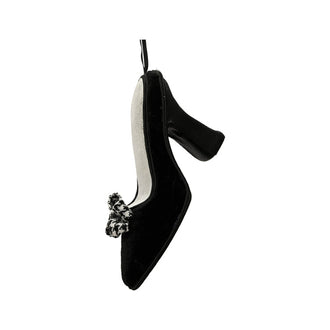 Chaussure décorative avec nœud – Noir