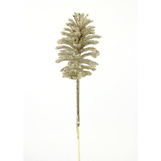 Tige de pomme de pin scintillante