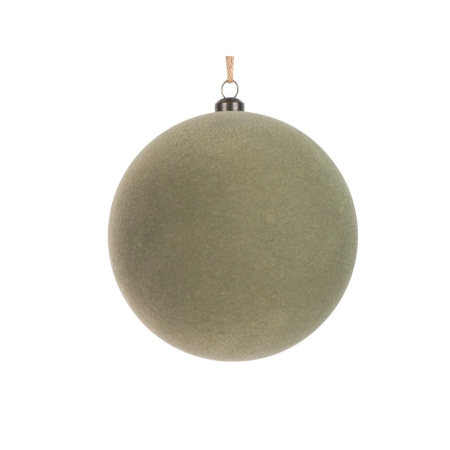 Boule floquée en velours – Vert