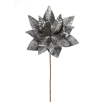 Tige de poinsettia – Noir / Argent
