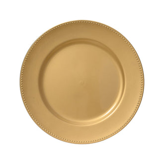 Assiette de présentation de Noël laquée – Doré