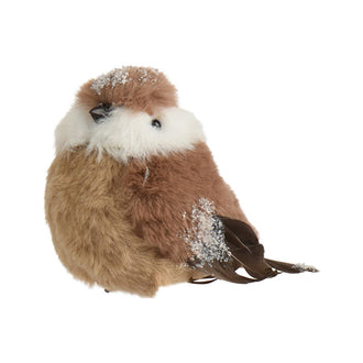 Oiseau décoratif de Noël – Brun