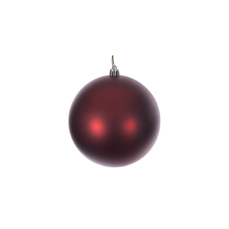 Boule de Noël rouge cramoisi — fini mat