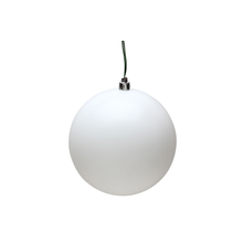 Boule de Noël blanche — fini mat — sans joint