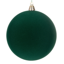 Boule de Noël floquée — vert émeraude