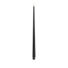 Ensemble de 2 cierges à DEL, effet de flamme — Noir