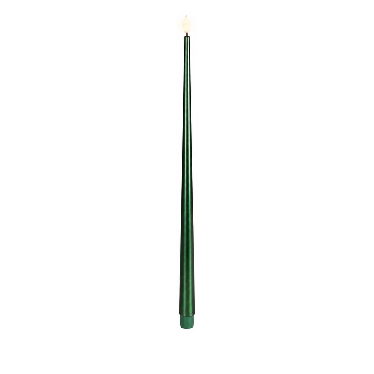 Ensemble de 2 cierges à DEL, effet de flamme — Vert