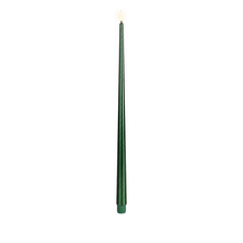 Ensemble de 2 cierges à DEL, effet de flamme — Vert