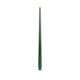 Ensemble de 2 cierges à DEL, effet de flamme — Vert