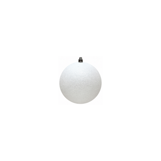Boules de Noël à quatre finis — blanc