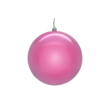 Boule de Noël rose — fini nacré — sans joint