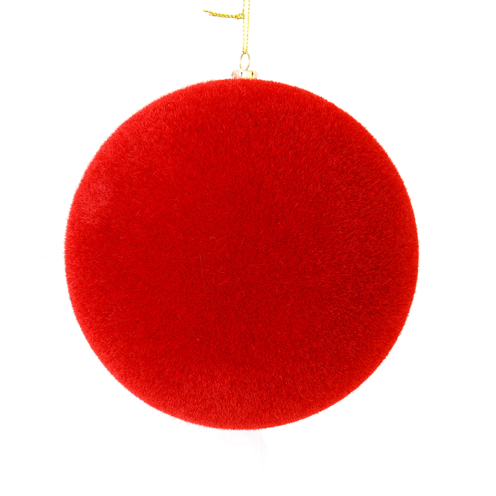 Boule de Noël floquée — rouge