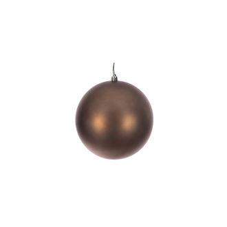 Boule de Noël moka — fini mat — sans joint