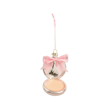 Ornement de Noël accessoires – Poudrier · Rose pâle