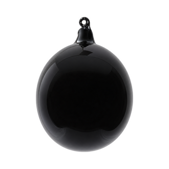 Boule de Noël Bubblegum, noir, 12 cm