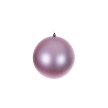 Boule de Noël rose — fini mat — sans joint